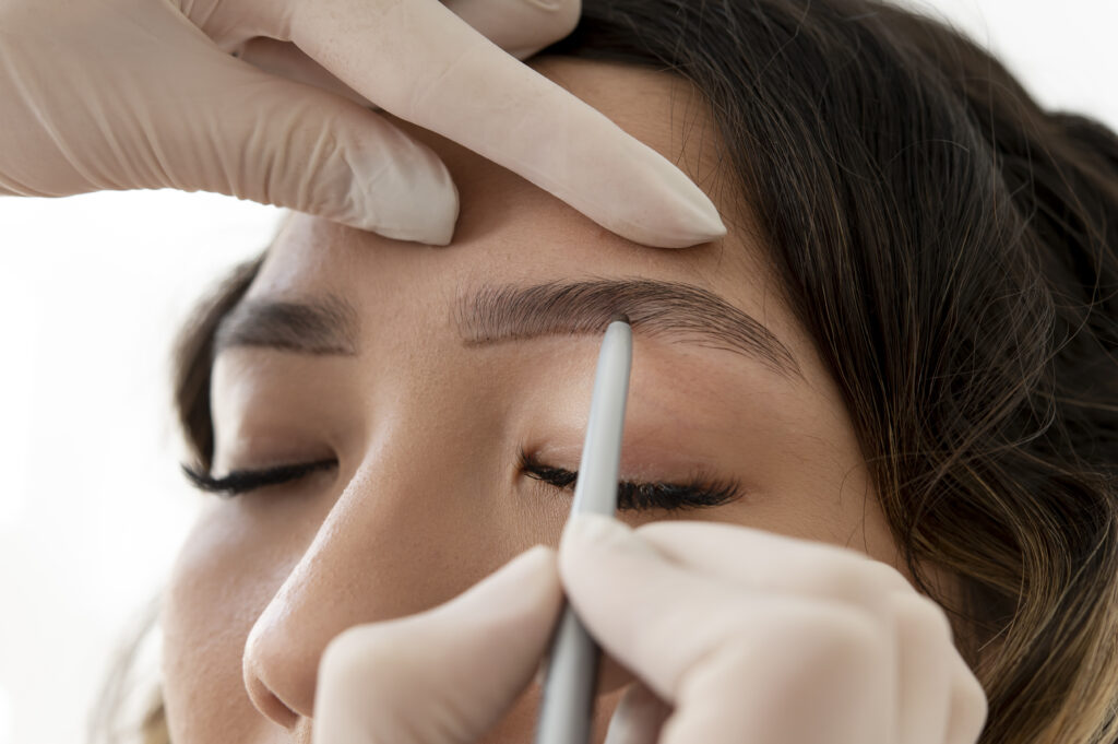 Eyebrow Feathering